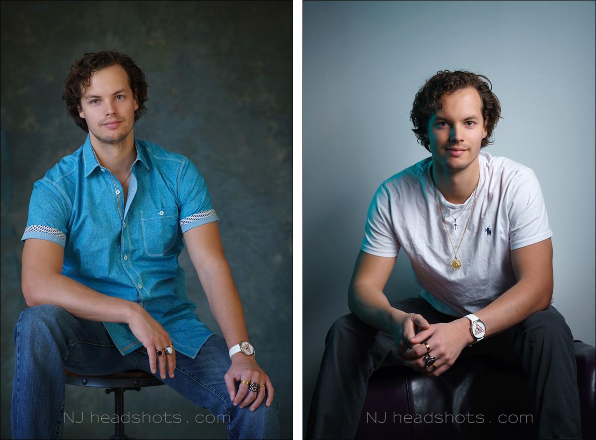 NJ headshots studio portraits New Jersey