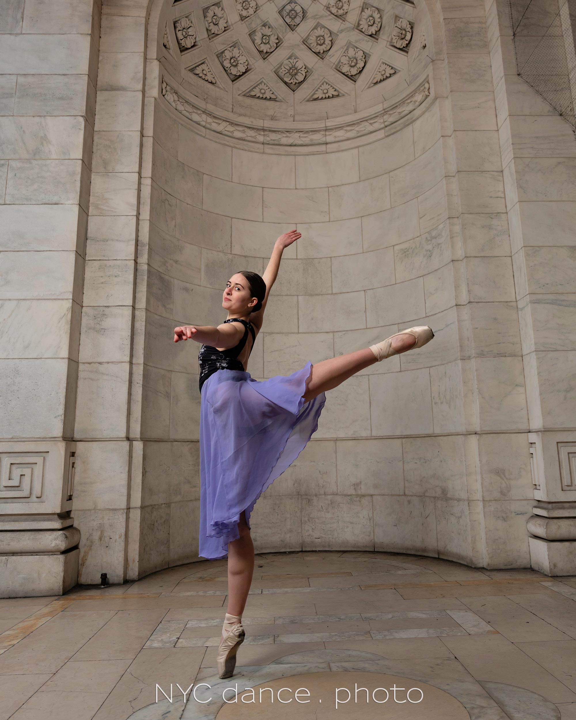 new york dance photographer urban ballerina