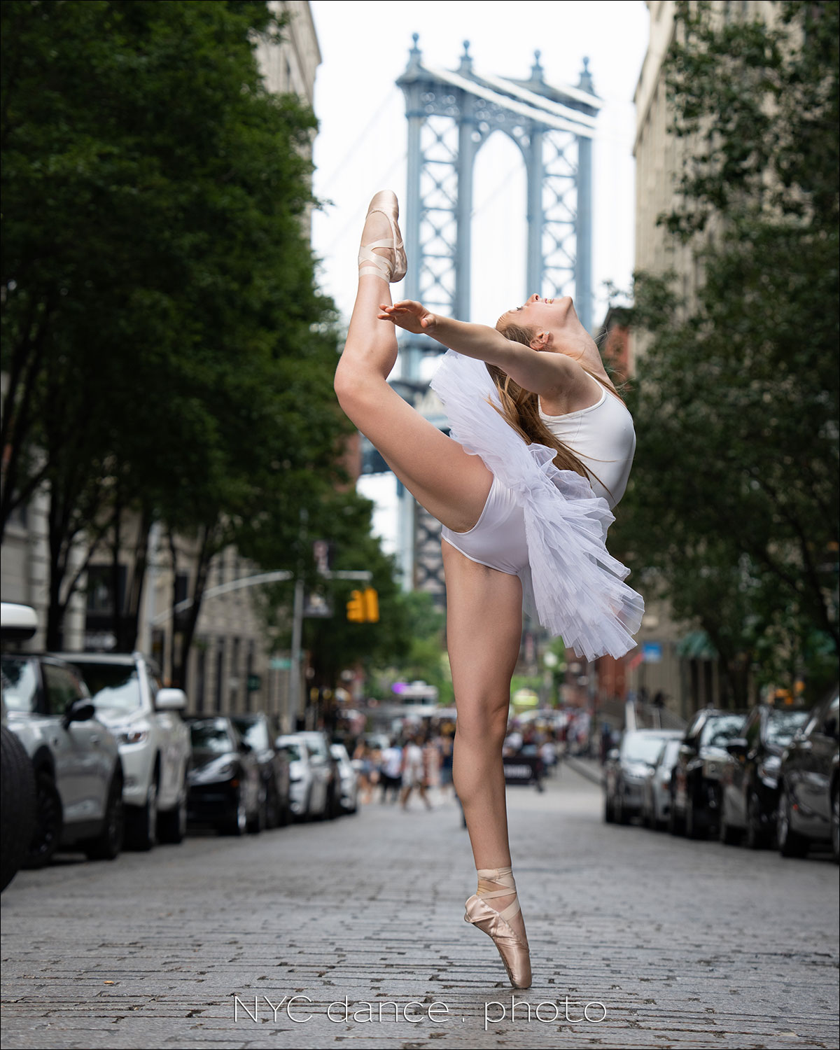 New York dance photographer urban ballerina
