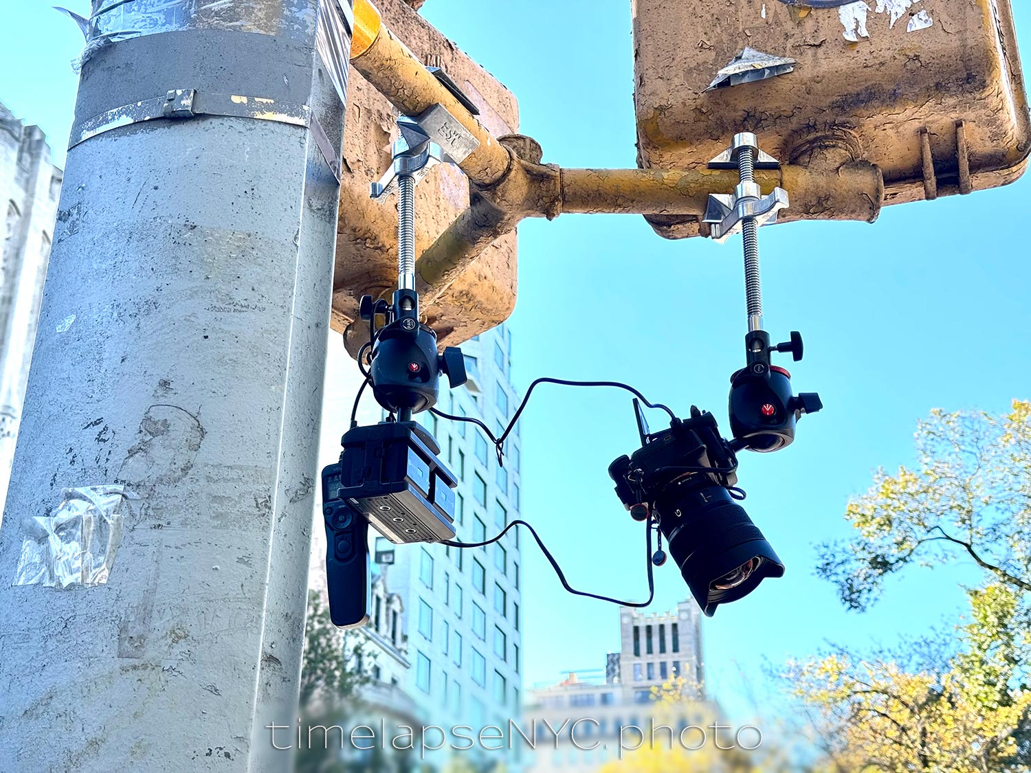 NYC New York timelapse gear camera clamp