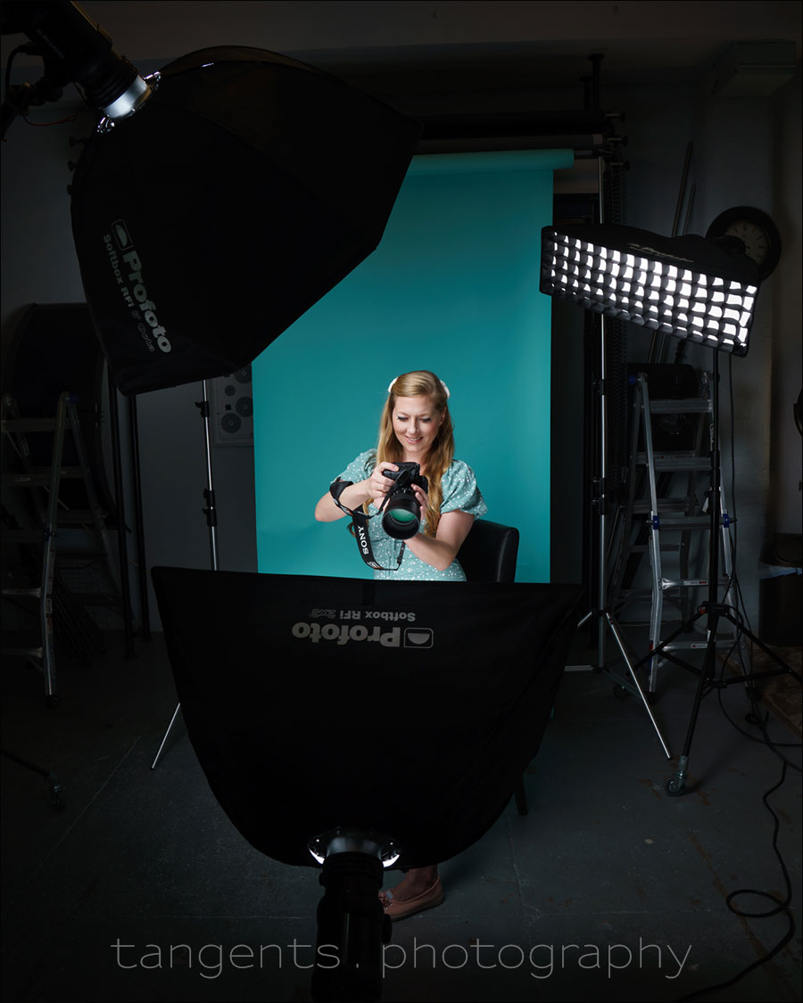 clamshell lighting studio Profoto