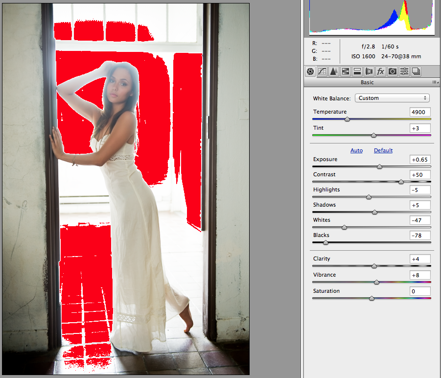 Exposure Metering For A Backlit Subject, Using The Histogram - Tangents