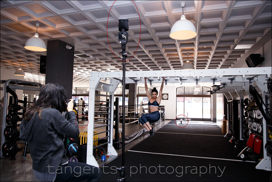 Fitness photography - photo session in the gym - Tangents