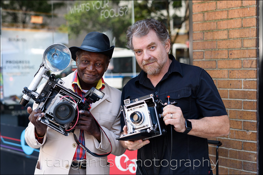 Louis Mendes, a New York City photographer known for carrying