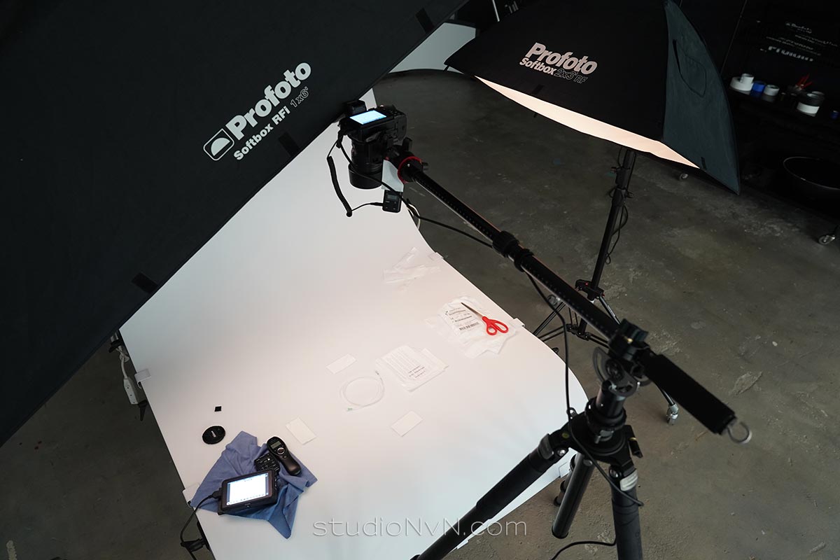 tripod boom arm product table