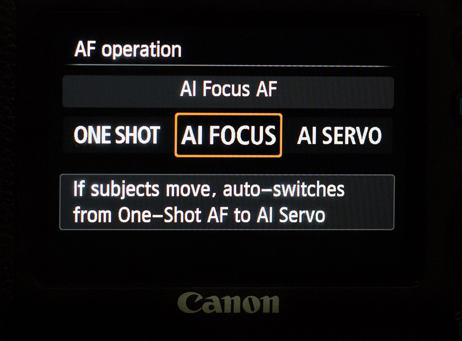 Focusing your camera Focus modes / AF modes